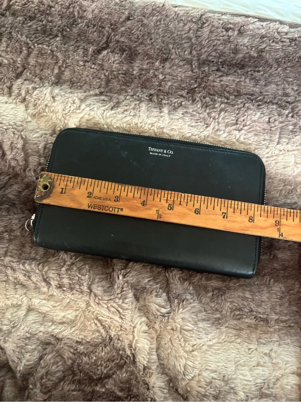 Tiffany & Co. Smooth Leather Travel Wallet Organizer